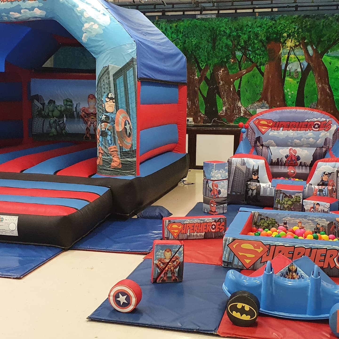 Superhero Softplay for Hire in Cardiff, Bridgend & Rhondda Cynon Taff